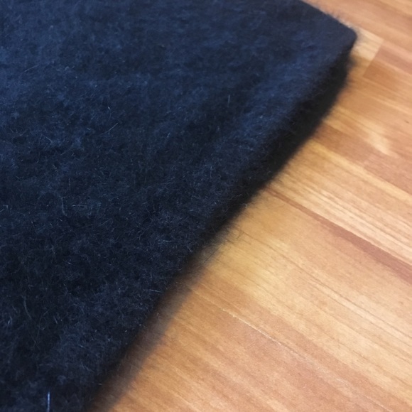 GAP Black Angora Rabbit Hair Short Sleeve Top - Picture 5 of 8